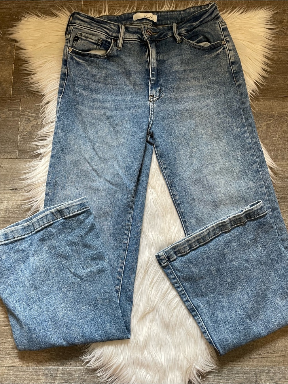 KanCan Flare Jeans in Light Blue Wash